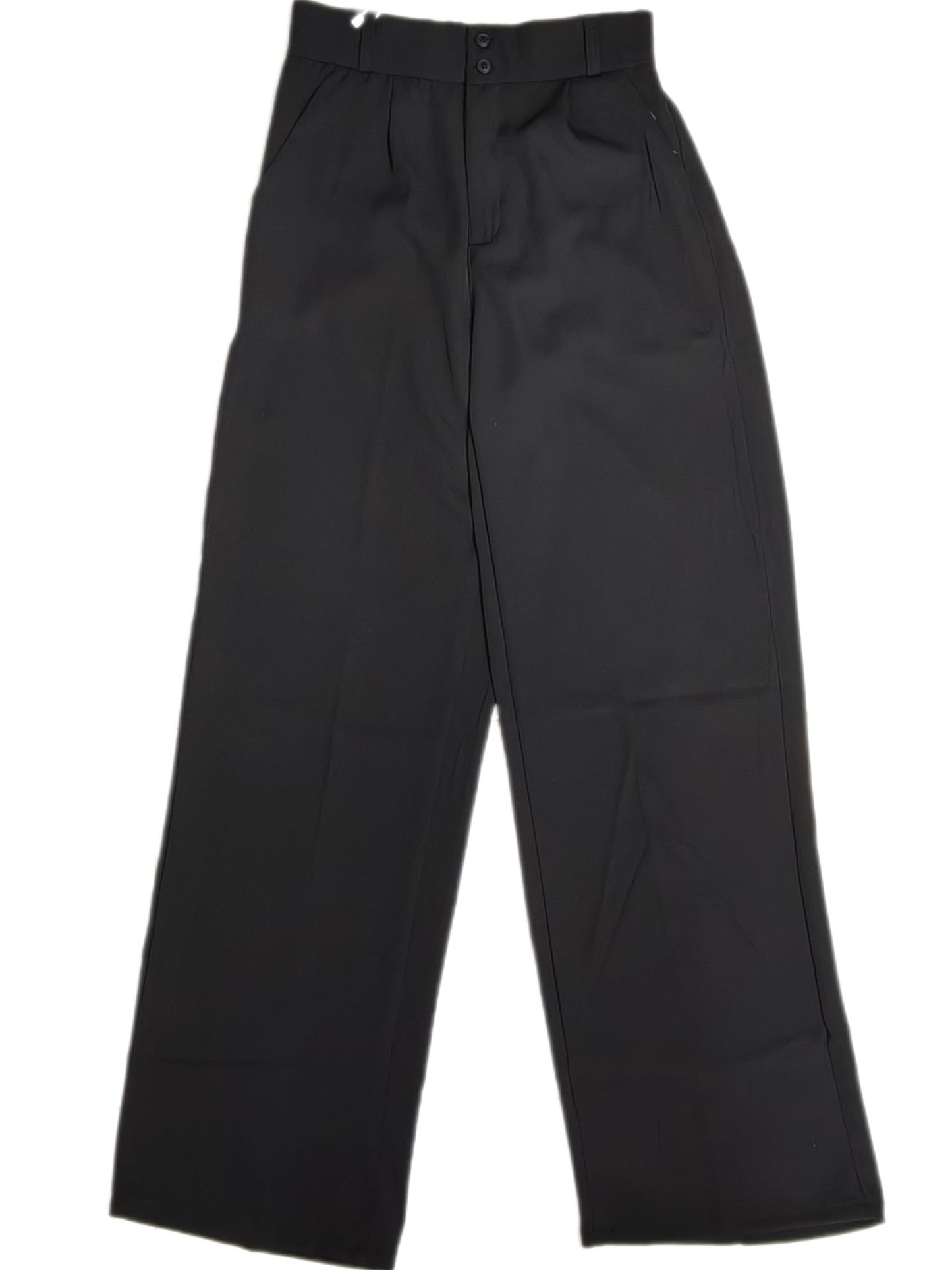 Korean style Maruti Western Wear 2 button pants in a chic fit, showcasing fabric texture and tailored design details.