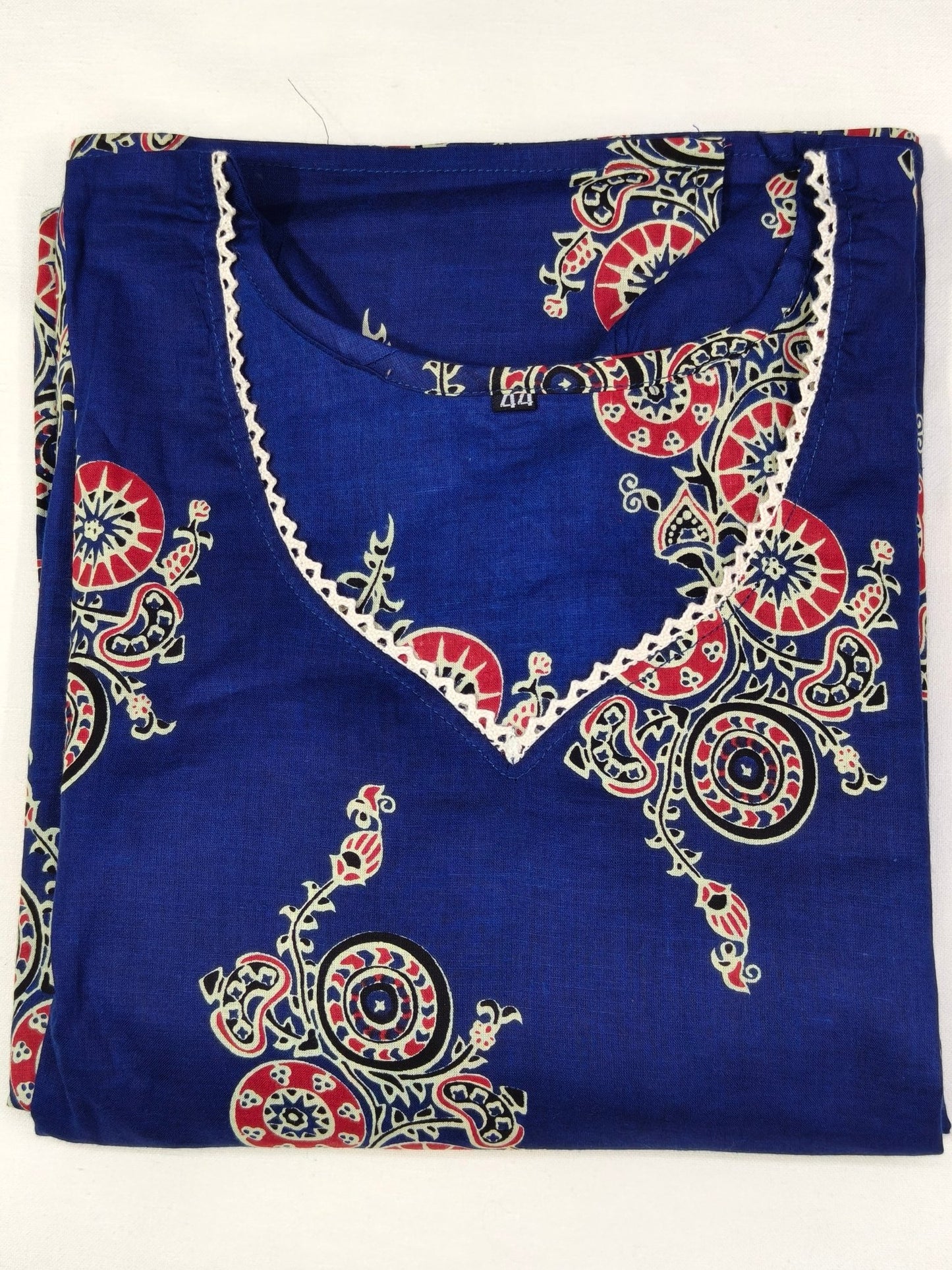 Cotton Kurti Pair V Neck - Maruti Westren Wear