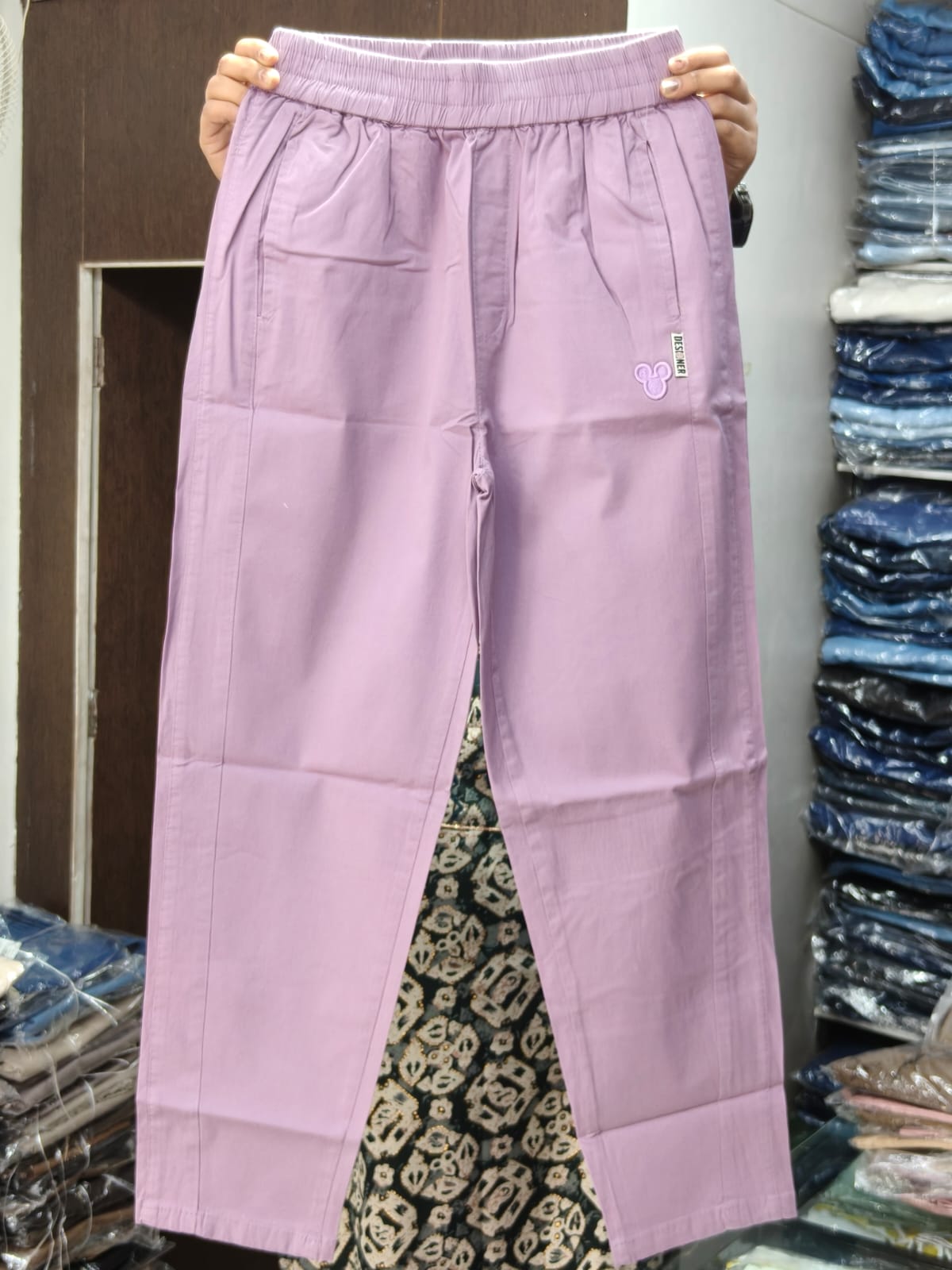 Imp Cotton. Mom Fit Pant - Maruti Westren Wear