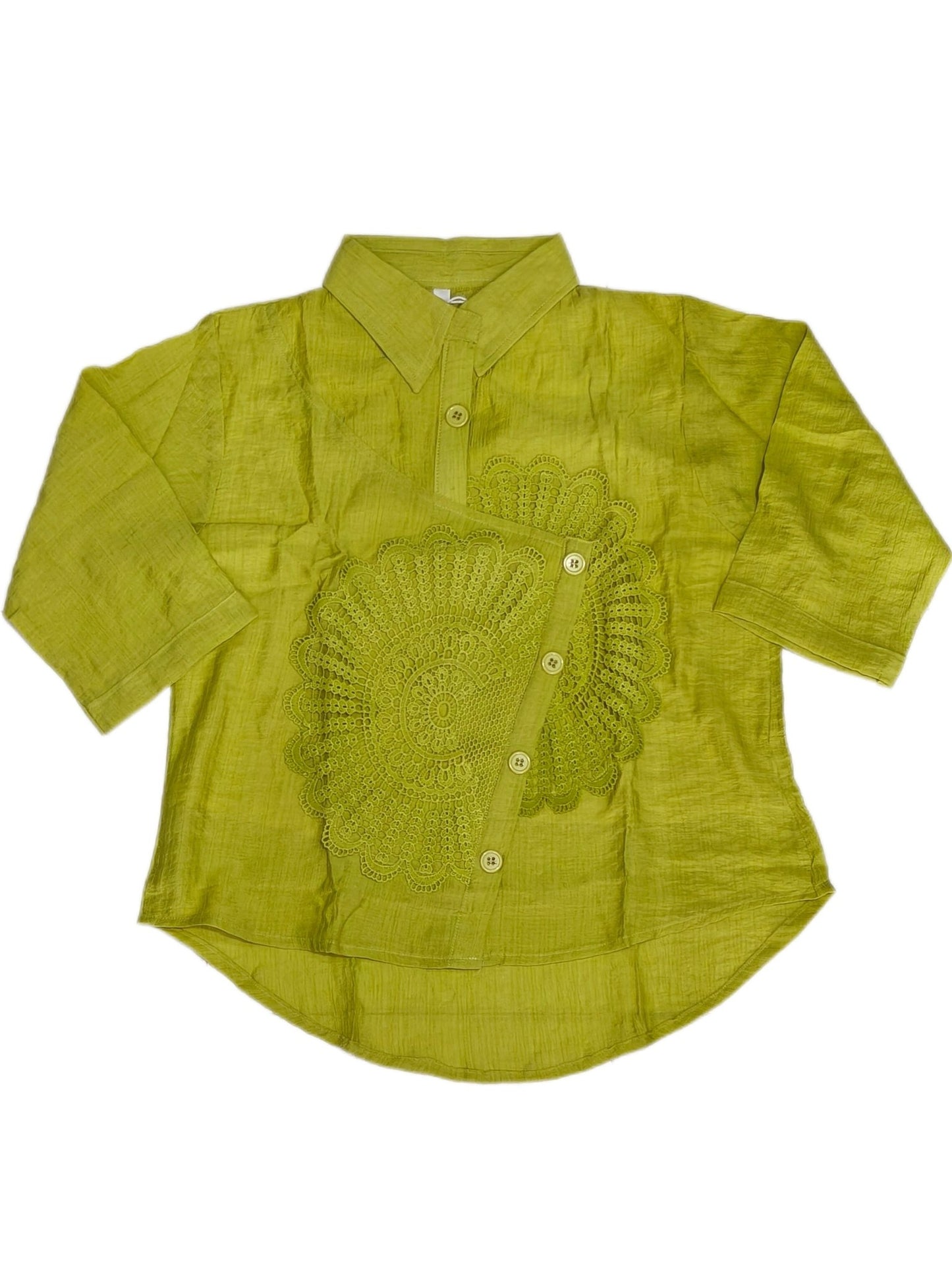 Maruti Western Wear Fancy Top featuring a stylish design and vibrant color, perfect for casual or semi-formal occasions.